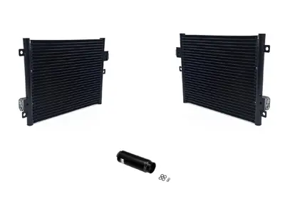 Performance Air Conditioning Condenser Kit. Porsche 996 turbo / GT2 / C4S / 997 / 987 Boxster Cayman - 99757391102, 99657311103, 99757391104, 99657311102 - 8394